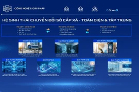 Lanzan en Vietnam ecosistema integral de transformación digital a nivel de barrio y comuna. (Fuente: VNA)