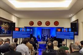 En el evento. (Fuente: VNA)
