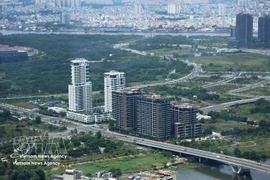 El mercado inmobiliario en la zona este de Ciudad Ho Chi Minh. (Foto: VNA)