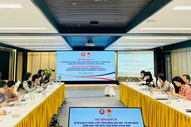 En la cita. (Fuente: VNA)