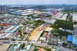 La ciudad de Di An (Binh Duong) vista desde arriba. (Foto: VNA)