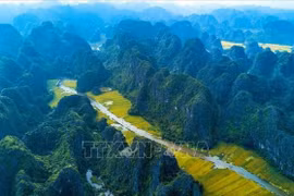 Zona turística de Tam Coc - Bich Dong. (Foto: VNA)