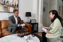 Jarrod Leak, director ejecutivo de la Alianza Australiana para la Productividad Energética, en la entrevista. (Fuente: VNA)