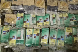 Cantidad de drogas incautadas. (Foto: bocongan.gov.vn)