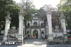 El templo Quan Thanh. (Fuente: VNA)