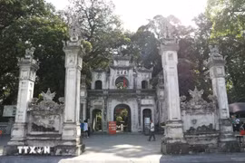 El templo Quan Thanh. (Fuente: VNA)