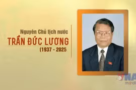 Tran Duc Luong, exmiembro del Buró Político y expresidente de la República Socialista de Vietnam. (Fuente: VNA)