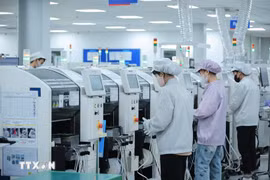 Empresas con inversión extranjera directa (IED) han invertido en muchos de los sistemas de maquinaria más modernos y avanzados. (Foto: VNA)