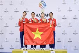 Equipo vietnamita de Karate. (Fuente: VNA)