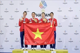 Equipo vietnamita de Karate. (Fuente: VNA)