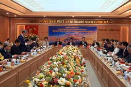 Panorama de la reunión. (Fuente: VNA)