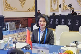 Pham Thi Thanh Loan, directora general de una empresa de viajes vietnamita en China. (Fuente: VNA)