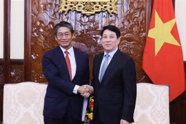El presidente vietnamita, Luong Cuong, recibe a Ito Naoki, embajador de Japón en el país. (Fuente: VNA)