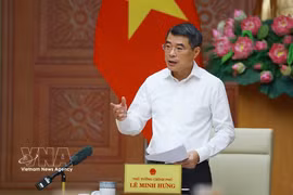 El primer ministro de Vietnam, Le Minh Hung, en el evento. (Fuente: VNA)