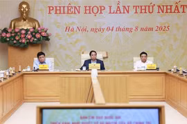 El primer ministro vietnamita, Pham Minh Chinh, en el evento. (Fuente: VNA)