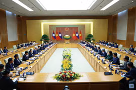 Panorama de la reunión. (Fuente: VNA)