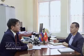 En la entrevista. (Fuente: VNA)