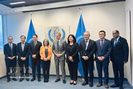 Delegados en el encuentro. (Fuente: VNA)