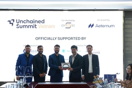 En el encuentro de trabajo. (Fuente: VNA)