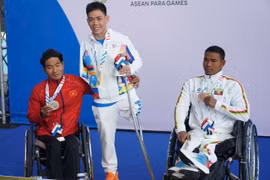 El atleta Do Thanh Hai ganó su segunda medalla de plata en los 200 m libres masculinos. (Foto: VNA)
