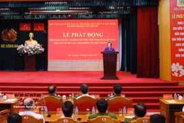 La viceprimera ministra Pham Thi Thanh Tra habla en el evento. (Fuente: VNA)