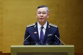 El auditor general del Estado, Ngo Van Tuan, habla en el evento. (Fuente: VNA)
