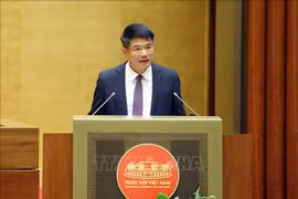 El presidente de la Fiscalía Suprema Popular, Nguyen Huy Tien, habla en el evento. (Fuente: VNA)
