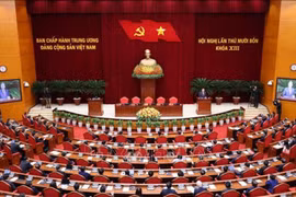 Panorama del XIV Pleno del Comité Central del Partido Comunista de Vietnam (PCV) del XIII mandato. (Fuente: VNA)