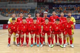 La selección vietnamita de futsal masculino. (Fuente: VNA)