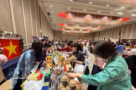 Los productos vietnamitas han captado la atención de amigos internacionales y del pueblo japonés. (Fuente: VNA)