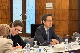 El embajador Do Hung Viet, jefe de la Misión Permanente de Vietnam ante las Naciones Unidas, en el evento. (Fuente: VNA)