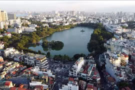El lago Hoan Kiem en la actualidad. (Fuente: VNA)