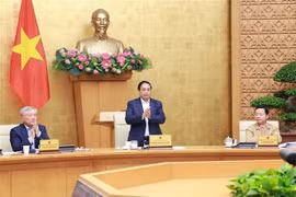 El primer ministro de Vietnam,Pham Minh Chinh, en el evento. (Fuente: VNA)