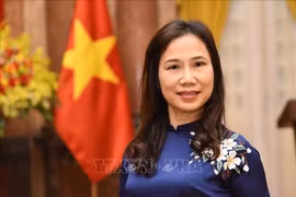 La embajadora de Vietnam en Sri Lanka, Trinh Thi Tam. (Fuente: VNA)
