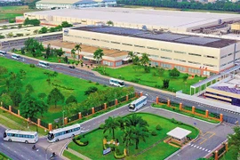 Panorama de la fábrica de Intel en el Parque de Alta Tecnología de Ciudad Ho Chi Minh (Fuente: baodautu.vn)