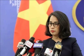 La portavoz del Ministerio de Relaciones Exteriores de Vietnam, Pham Thu Hang. (Fuente: VNA)