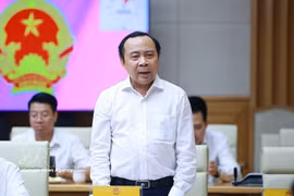 El ministro de Ciencia y Tecnología de Vietnam, Vu Hai Quan, habla en el evento. (Fuente: VNA)