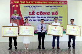 En el evento. (Fuente: baolaichau.vn)