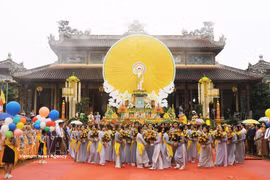Una de las actividades en el Festival de Vesak 2025. (Fuente: VNA)
