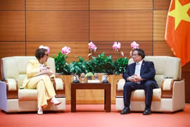 El primer ministro de Vietnam, Phạm Minh Chính, recibió a Rebeca Grynspan, secretaria general de la Conferencia de las Naciones Unidas sobre Comercio y Desarrollo (UNCTAD). (Fuente: VNA)