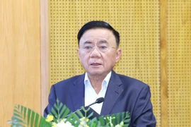 El miembro del Buró Político y miembro permanente del Secretariado del Comité Central del Partido Comunista de Vietnam, Tran Cam Tu, en el evento. (Fuente: VNA)