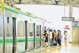 Línea ferroviaria urbana Cat Linh–Ha Dong. (Fuente: VNA)