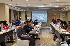 En la cita. (Fuente: VNA)