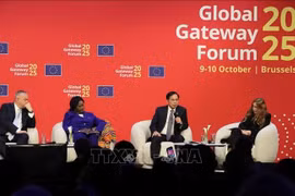 El viceprimer ministro vietnamita Bui Thanh Son en el evento. (Fuente: VNA)