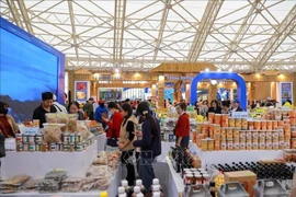 Visitantes realizan compras en la Feria de Otoño de 2025. (Foto:VNA)