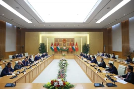 Panorama de la reunión. (Fuente: VNA)