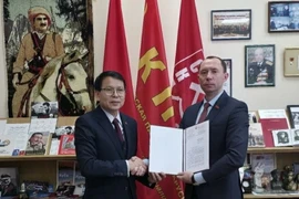 Vietnam y Bielorrusia refuerzan sus lazos partidistas. (Fuente: VNA)