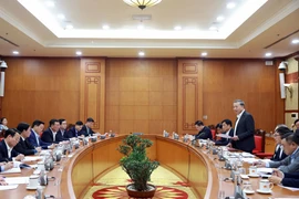 El secretario general del Partido Comunista de Vietnam (PCV), To Lam, habla en el evento. (Fuente: VNA)