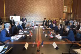 Panorama de la reunión. (Fuente: VNA)