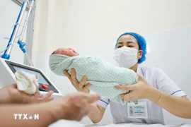 Niño recién nacido en un hospital. (Fuente: VNA)